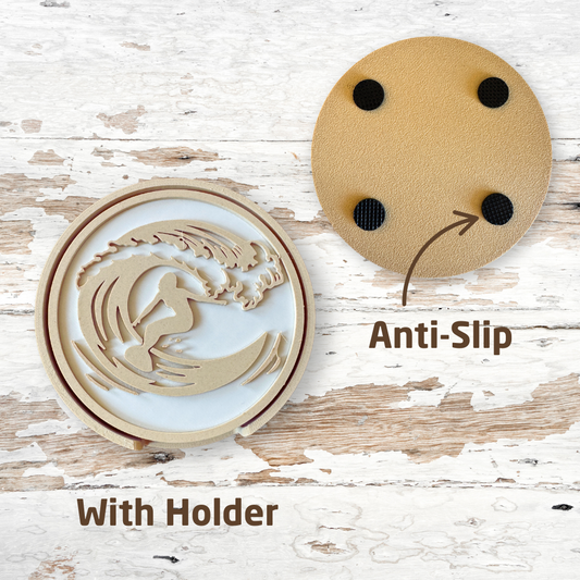 Kayak Girl Coaster - Set of 4