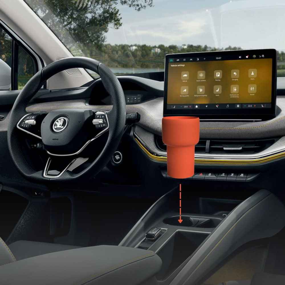 Skoda Enyaq Cupholder Adapter