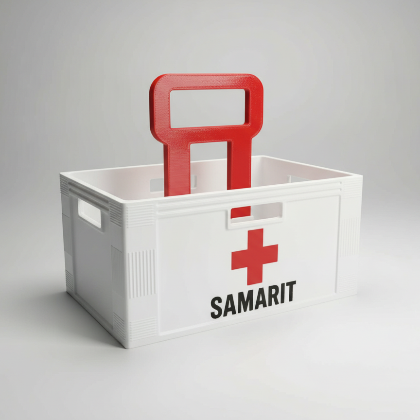 SAMARIT 6-Pack Can Box for 6 pcs. 33cl or 50cl. Beer Soda Cans