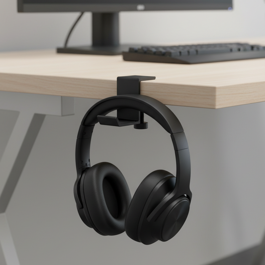 Desk Headphone Hook | Sleek, Secure Storage