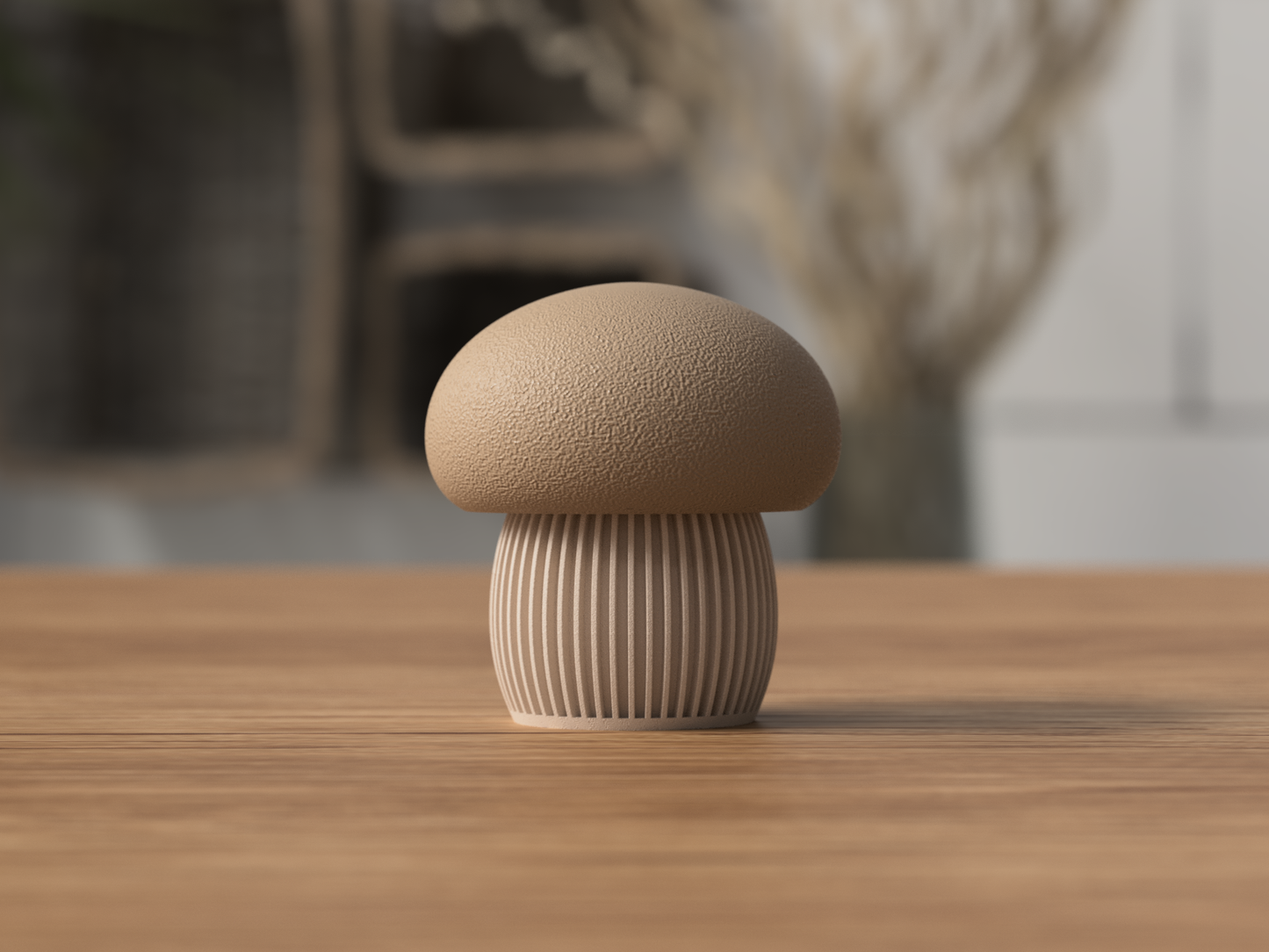 Japandi Mushroom Containers – Modern & Cozy Home Decor