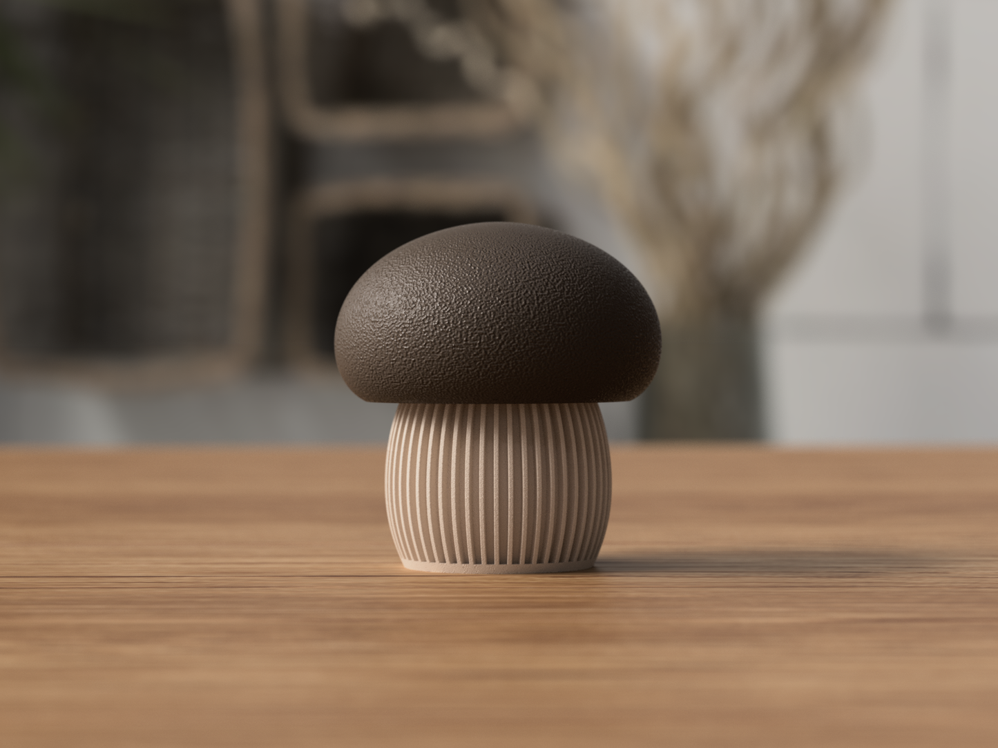 Japandi Mushroom Containers – Modern & Cozy Home Decor