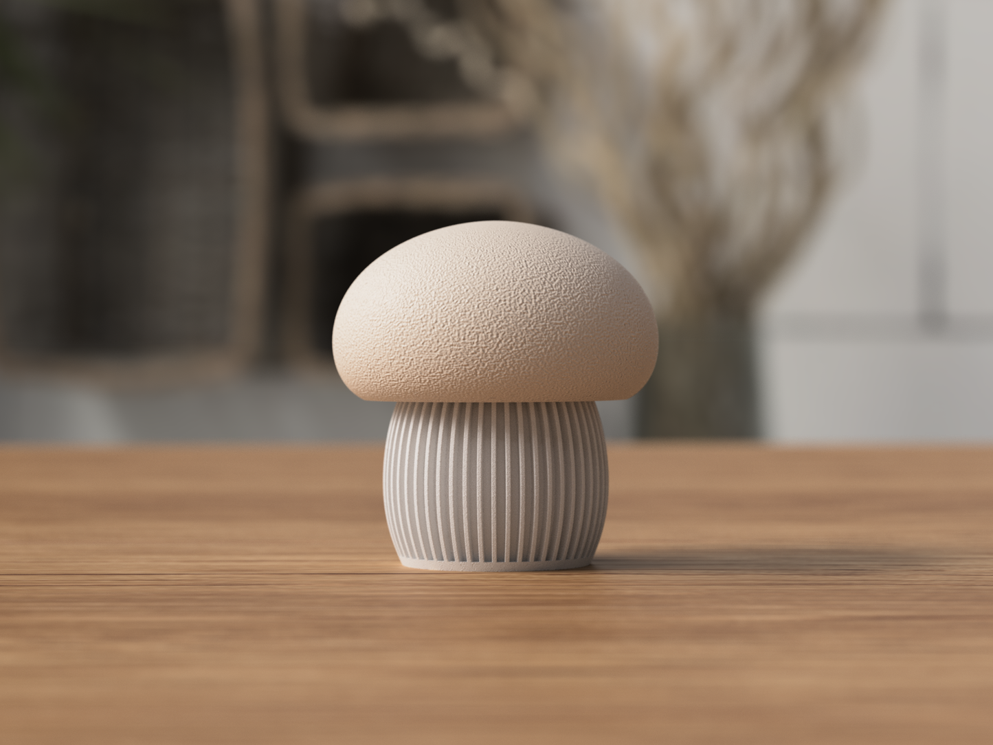 Japandi Mushroom Containers – Modern & Cozy Home Decor