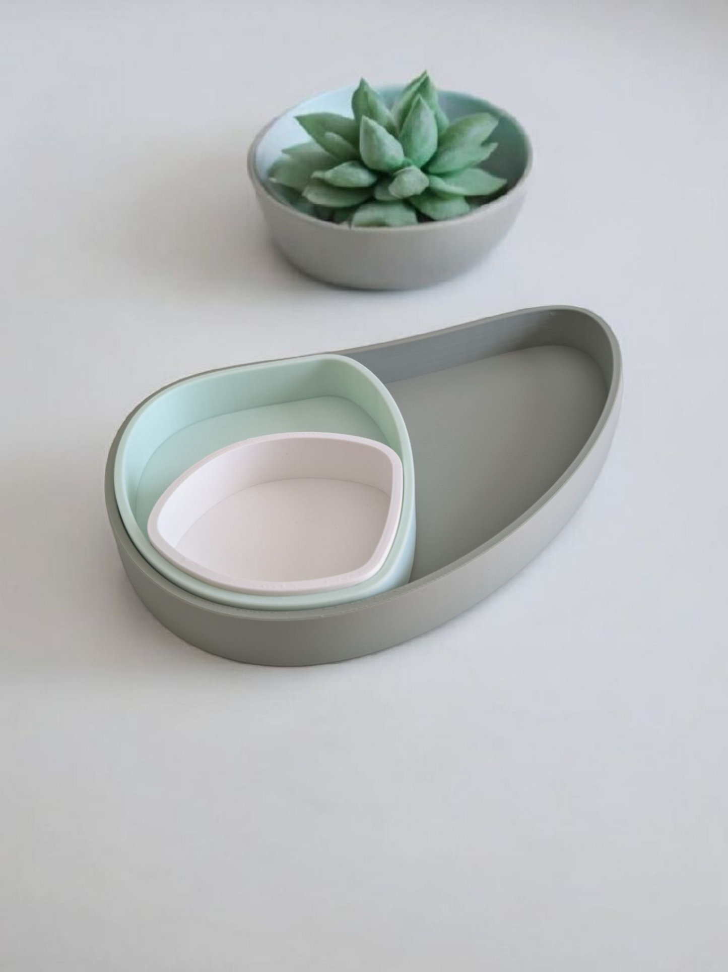 TrioCurve | Nesting Trays for Modular organizing