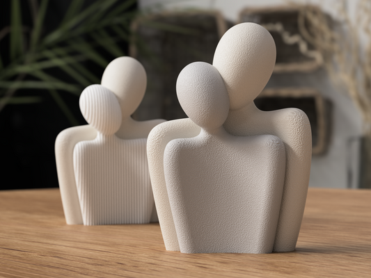 Modern Couple Statue