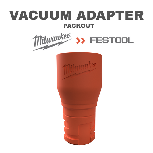 Milwaukee Packout støvsuger til Festool adapter