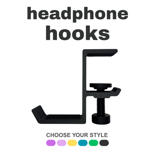 Desk Headphone Hook | Sleek, Secure Storage