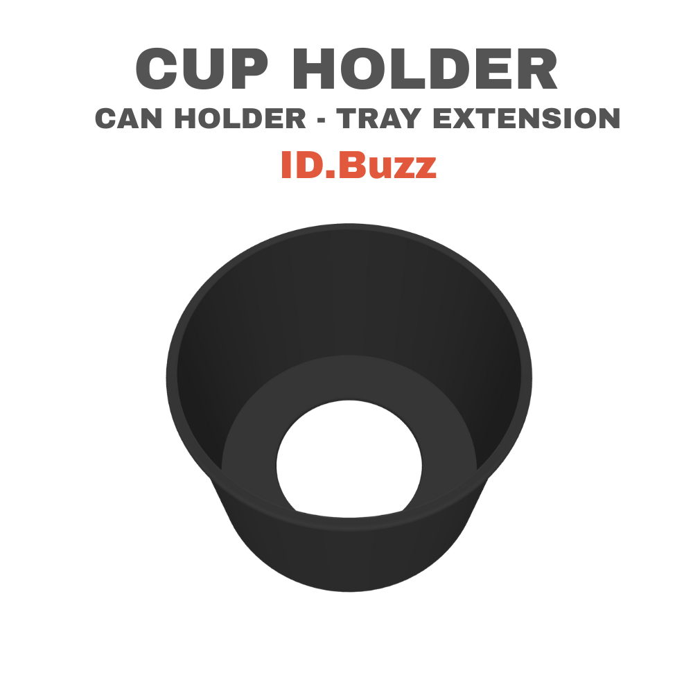 VW ID.Buzz Kopholder og Dåseholder til Bagsæde Bakke – Praktisk Tilbehør