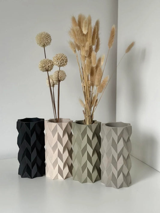 TESSURA Minimalist Vase – Geometric Elegance for Your Space