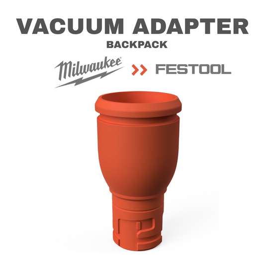 Milwaukee Backpack Vacuum To Festool Adapter