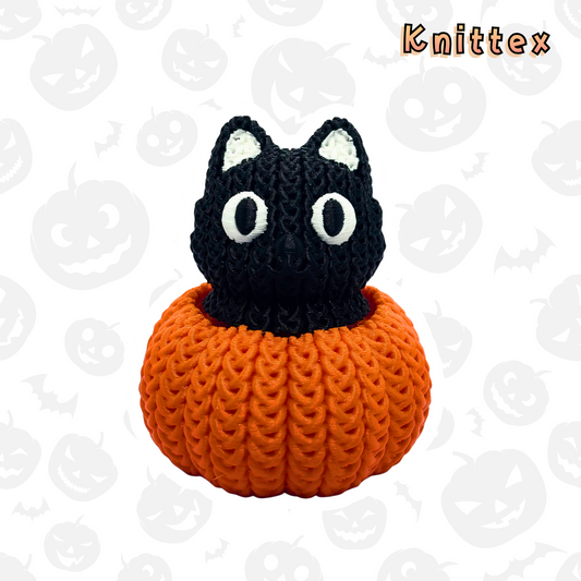 Cat in Pumpkin - Clickable "Purrkin"