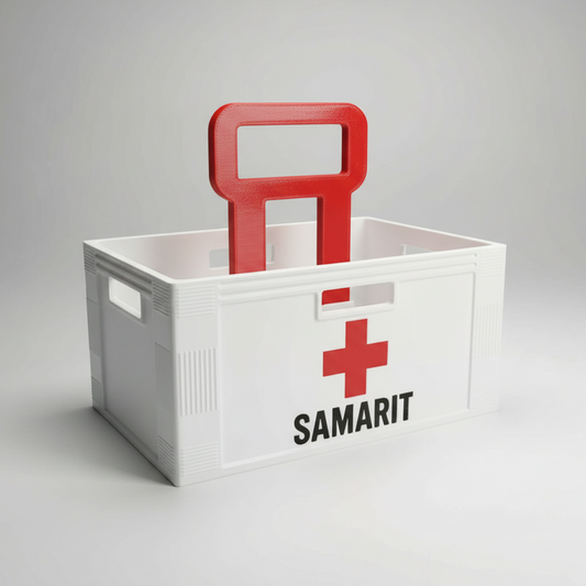 SAMARIT 6-Pack Can Box for 6 pcs. 33cl or 50cl. Beer Soda Cans