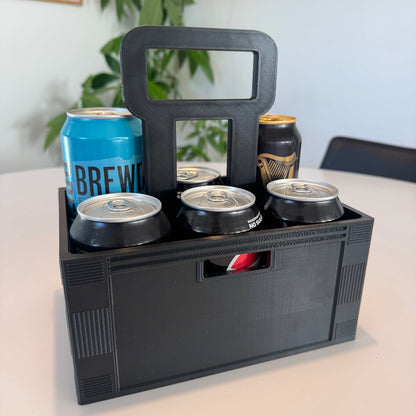 CUSTOM 6-Pack Can Box for 6 pcs. 33cl or 50cl. Beer Soda Cans