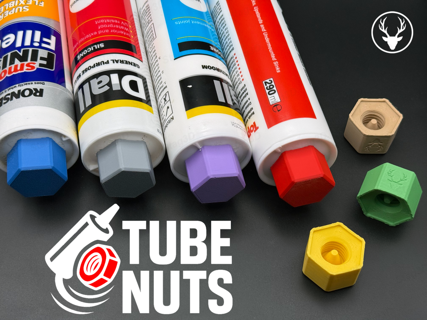 Tube Nuts - Silicone Tube Caps
