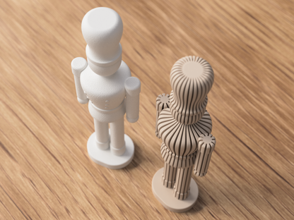 Japandi Nutcracker: Scandinavian Minimalism Meets Japanese Elegance Festive Décor