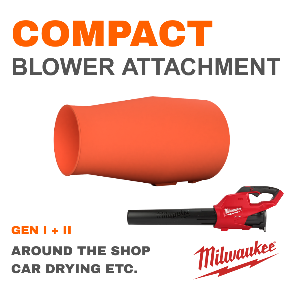 Compact Leaf blower Attachment for Milwaukee M18 FUEL Gen I & II