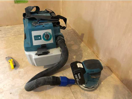 Makita 18v sander to Makita 18v vacuum adapter