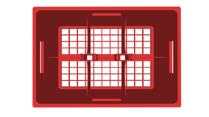 DEWALT 6-Pack Can Box for 6 pcs. 33cl or 50cl. Beer Soda Cans