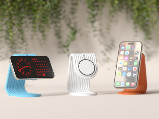 MagSafe iPhone Stand With Optional Watch – Minimalist and Functional