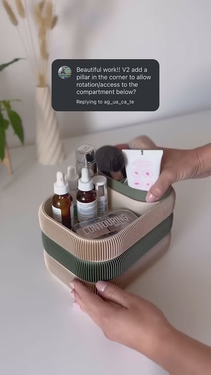 STACKSEY V2 Bathroom Organizer With Rotating Tray